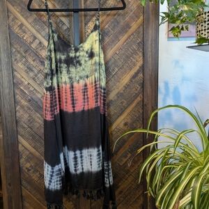 Beach By Exist Multicolor Tie-Dye Dress